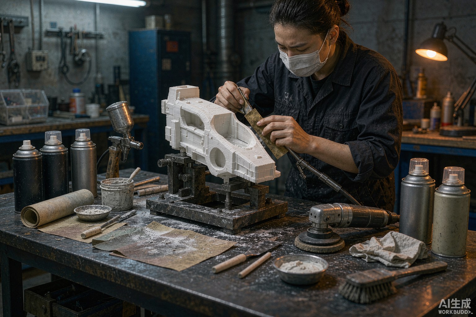3D打印后处理怎么做？从打磨到喷漆的六道工序